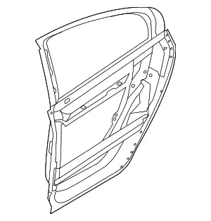 REAR DOOR 32291066 VOLVO