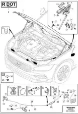 GAS SPRING 32318593 VOLVO