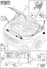 GAS SPRING 32318593 VOLVO