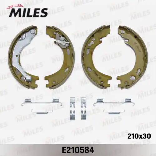 Тормозные колодки барабанные задняя ось MILES E210584