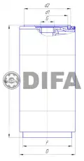 Топливный фильтр DIFA DIFA 6415