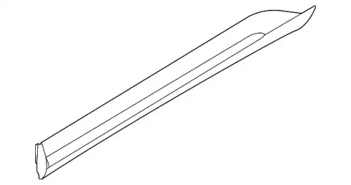 МОЛДИНГ ДВЕРИ 87732R0100 KIA