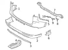 86650R0000 ПАНЕЛЬ БАМПЕРА KIA