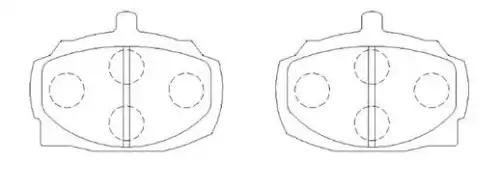 Тормозные колодки дисковые HSB HP5289