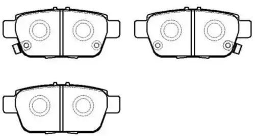 Тормозные колодки дисковые HSB HP5298