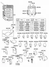 Молдинг двери 952303A200 MOBIS