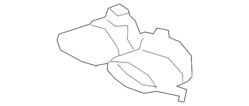 Trim assy - tail, lh 86661B1800 HYUNDAI