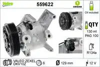 компрессор кондиционера!\ Mazda 3 1.4/1.6 03> 559622 VALEO