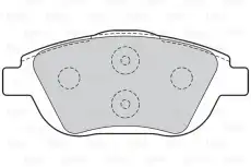 Тормозные колодки дисковые передняя ось VALEO 302218