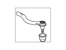 Рулевой наконечник ACURA 53560SDAA01
