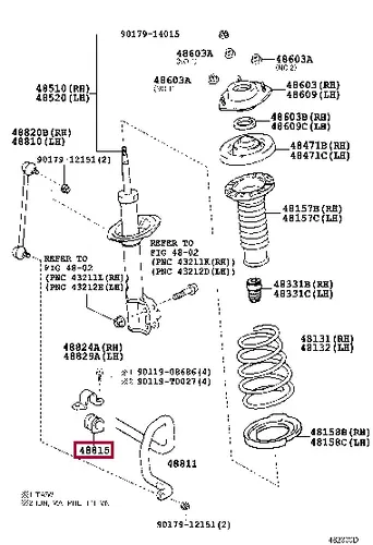 Втулка 4881506111 TOYOTA / LEXUS