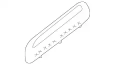 MOULDING - DOOR OUTSIDE LR153968 LAND ROVER
