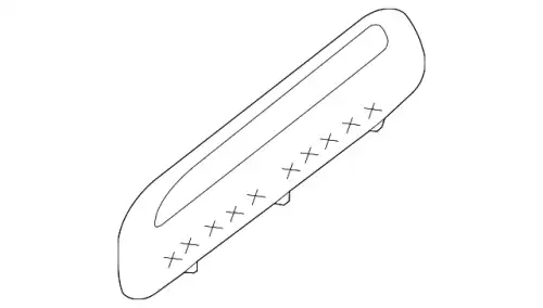 MOULDING - DOOR OUTSIDE LR153968 LAND ROVER