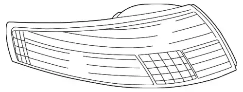 Фонарь задний PORSCHE 99763148605