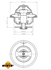 Термостат системы охлаждения NRF 725186