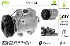 Компрессор, кондиционер 559624 VALEO