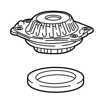 MOUNT,FRT STRUT(INCLS 6) 84404700 CADILLAC