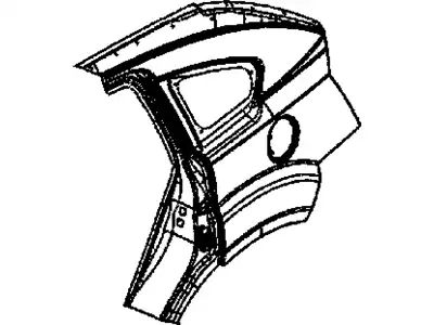 Крыло MOPAR 5183890AB