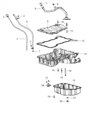 Прокладка масляного поддона MOPAR 68147558AA