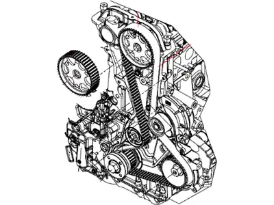 Ремень ГРМ 2.8TD JK 68029524AA MOPAR