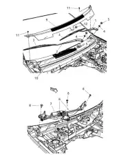 Щетка стеклоочистителя 68030273AA MOPAR