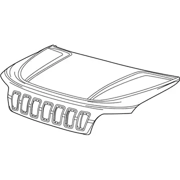 Капот 68290450AA JEEP