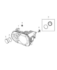 Фара DODGE 68174065AE