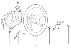 Рулевое колесо SUBARU 34311FA071ML