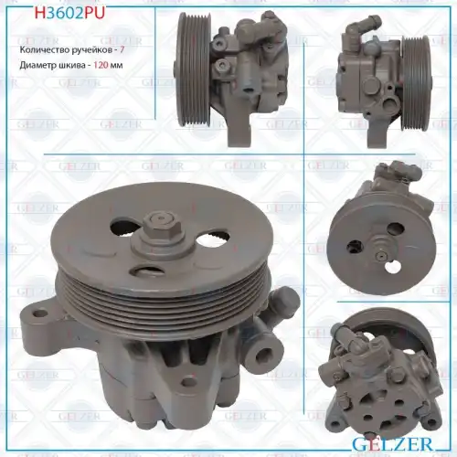 Насос гидроусилителя руля GELZER H3602PU