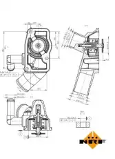 Термостат системы охлаждения NRF 725157