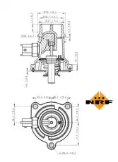 Термостат системы охлаждения NRF 725024