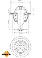 Термостат системы охлаждения NRF 725083