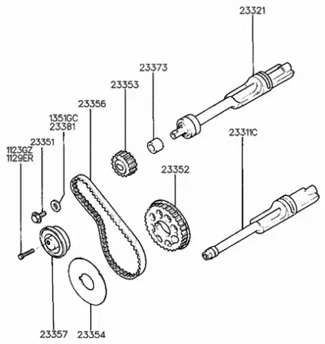 ремень ГРМ Mits 2335632030 HYUNDAI