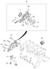 0B3C710602B САЛЬНИК КОЛЕНВАЛАx KIA