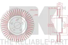 Тормозной диск NK 3125107