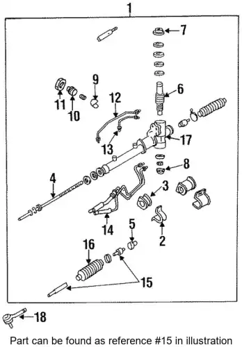 Рулевая тяга KIA 0K20332240A