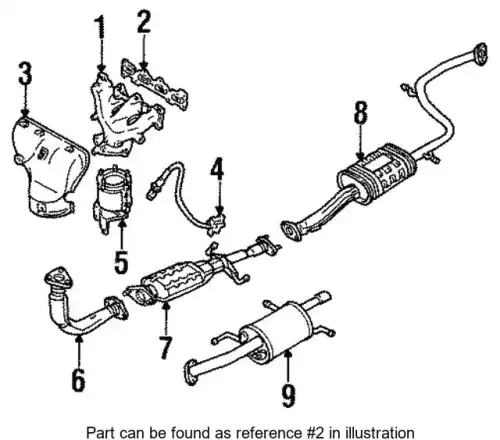 Прокладка коллектора KIA 0K20313460