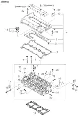 Прокладка ГБЦ KIA 0K24710271B