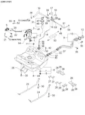 Топливный фильтр KIA 0K2A120490A