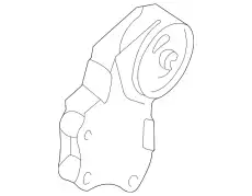 Подушка крепления двигателя KIA 0K2C039040A
