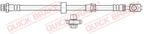 Тормозной шланг ! \SEAT, VW 50.718X QUICK BRAKE