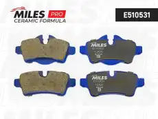 Тормозные колодки дисковые задняя ось MILES E510531
