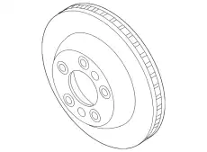Тормозной диск PORSCHE 7P6615301