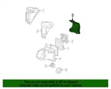 CASE,A/C EVPR(OUTLET) 52468396 GMC