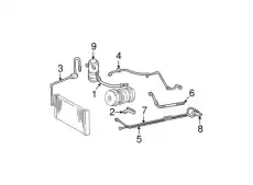 ACCUMULATOR,A/C(ACDelco #15-1756) 89018433 GMC