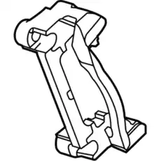 BRACKET KIT,RR BRK CLPR(INCLS 15-17) 13578098 CADILLAC