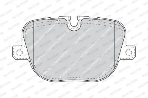 Тормозные колодки дисковые задняя ось FERODO FDB4106