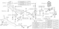 Тяга стабилизатора SUBARU 20470-SA001