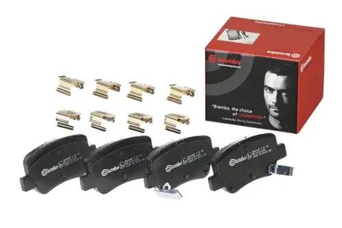 Тормозные колодки дисковые задняя ось BREMBO P 83 112