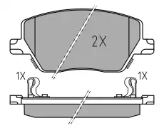 Тормозные колодки дисковые передняя ось MEYLE 0252239719